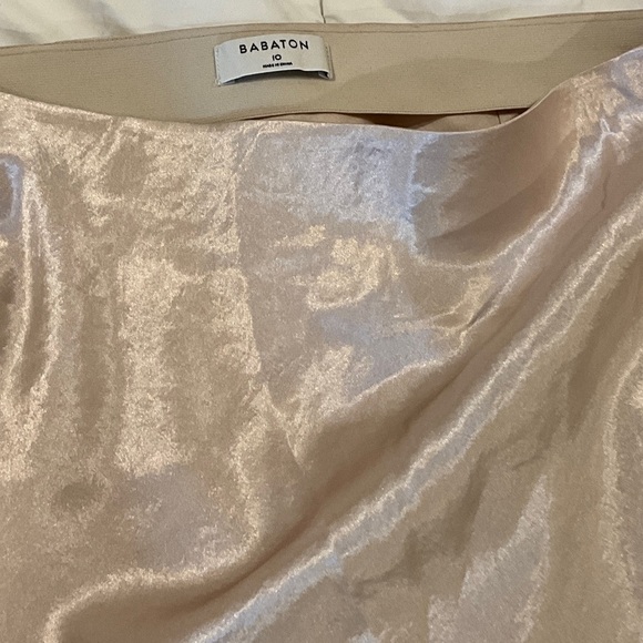 Y2K Babaton Light Cream A-Line Skirt - Picture 5 of 7